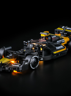 YEABRICKS LED灯饰适用77252-F1®大电影同款APXGP赛车积木灯光组