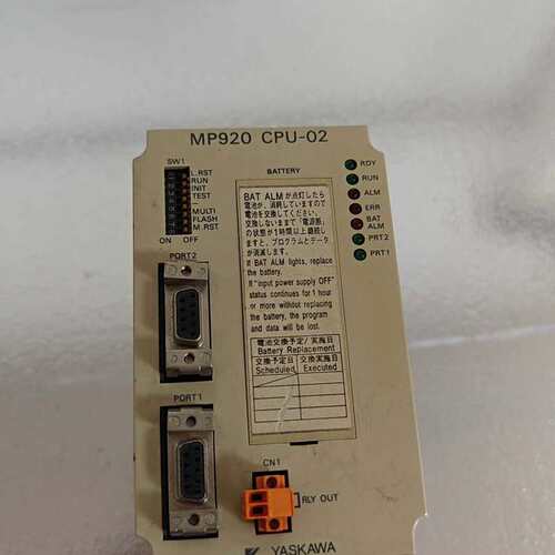 议价JEPMC-CP210/MP920/CPU-02安川库存可维修