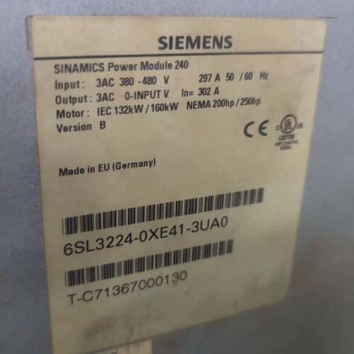 可维修1西门子G120 module 240 变频器 132KW/议价
