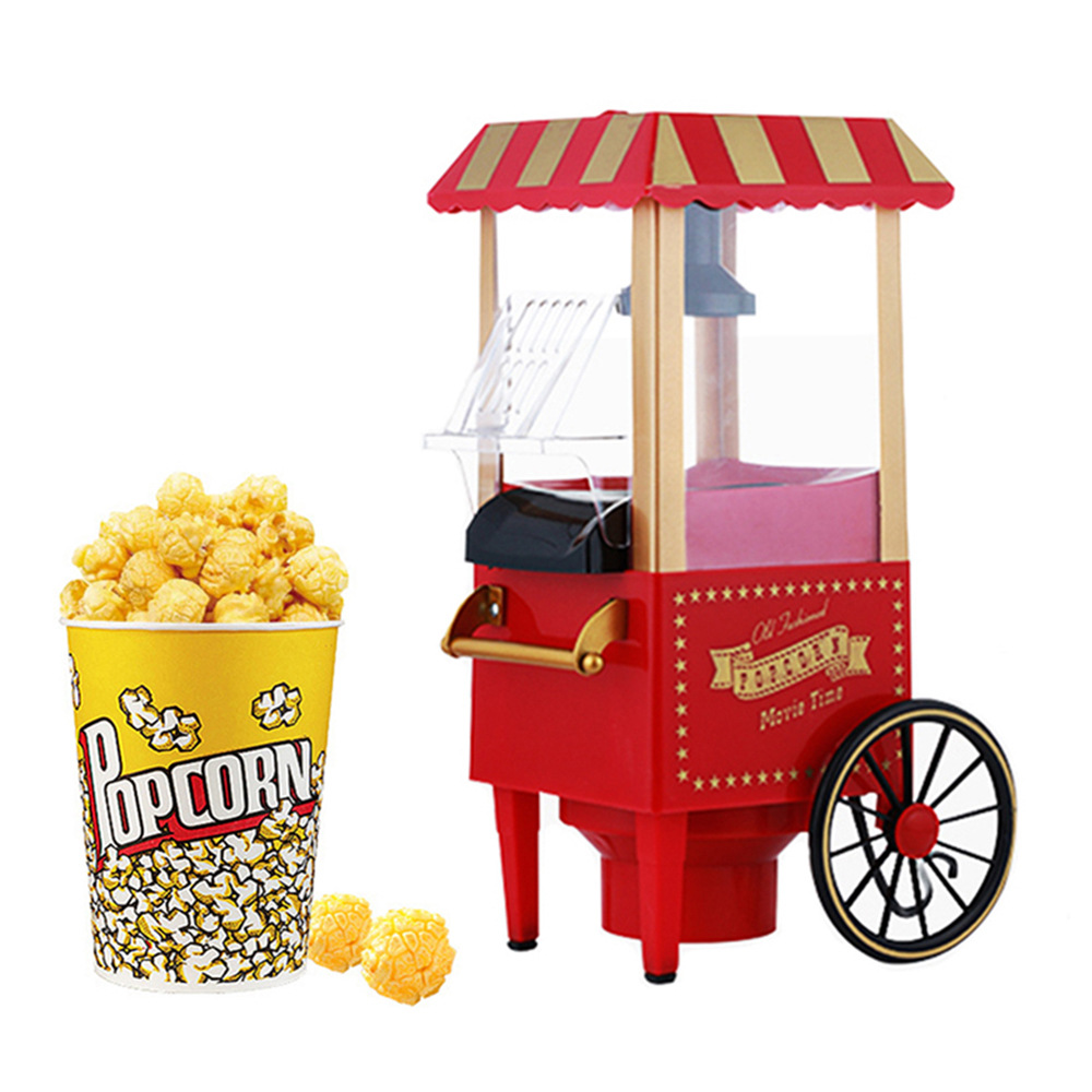美规自动爆谷机老爷车爆米花机 小推车电动爆谷机popcorn machine