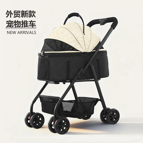 宠物推车轻便一键折叠猫咪推车可分离狗狗推车小型犬小狗推车