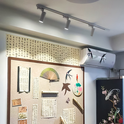 轨道灯射灯明装小山丘家用客厅餐厅奶茶店2025新款导轨led氛围灯