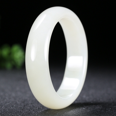 【久龙玉器】天然正品和田玉手镯 精品和田玉手镯质地细腻61.25