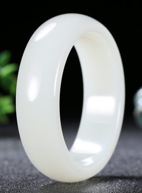 【久龙玉器】收藏级 正品特细和田玉玉龙河手镯和田玉手镯87.99