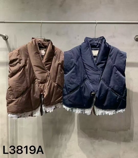 专注中高端女装清货2026年冬季款N+LOEY时尚百搭洋气羽绒马甲