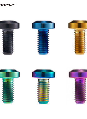 Avian飞鸟水壶架钛合金螺丝M5×12圆头山地公路自行车黑色