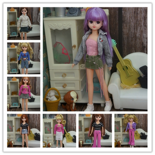 丽嘉小布AZONE丽佳LICCA杰西伍Jecci Five娃娃服装6分娃衣服二波