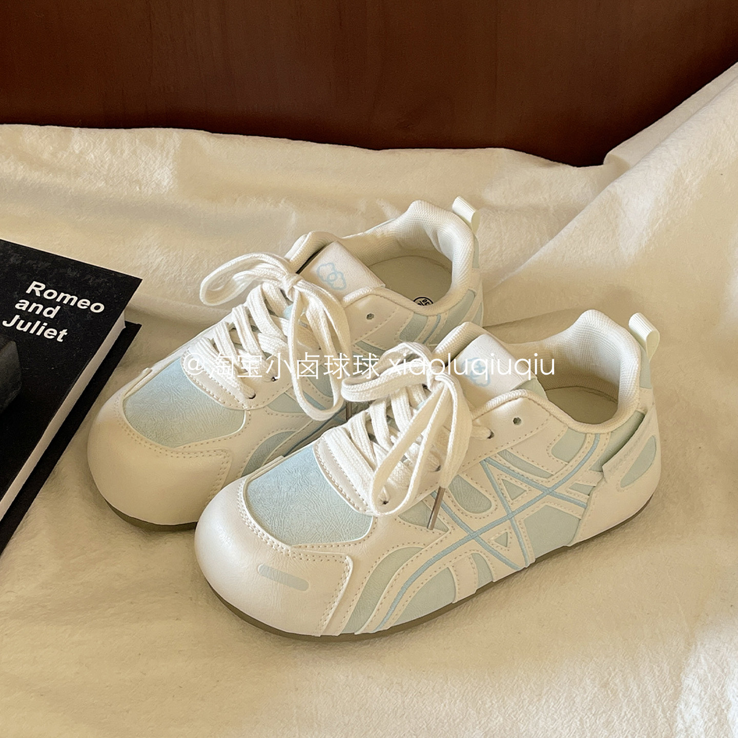 小卤球球 厚底小白鞋春季2026新款板鞋子女鞋百搭学生运动休闲鞋,女鞋,时尚休闲鞋,淘宝优惠券,粉丝福利购,淘宝优惠卷