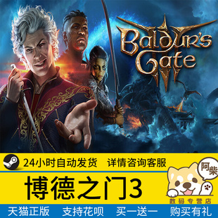 steam 博德之门3 Gate 国区礼物激活 游戏PC中文 Steam正版 Baldur 成品号