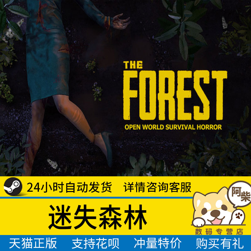 steam正版迷失森林 The Forest森林pc中文游戏成品号全新白号资料邮箱密码可改使用感如何?