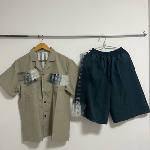 囚服男款 长袖 衬衣男款 衬衣 衬衫