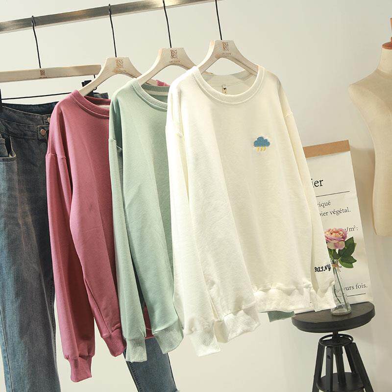 Big size dress Round neck long-sleeved sweater 200 Fat sister Show thin Easy Socket Primer jacketin the Women's clothing/Boutique , Large size women  category - from Buy2taobao.com to provide professional Taobao agent buy service