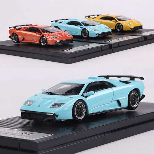 新款 Stance Hunters SH 1:64兰博 Diablo GT 大菠萝合金汽车模型