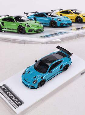 新款 Cars Lounge车廊CL 1:64保时捷911 GT3RS树脂汽车模型收藏