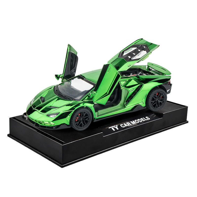 建元仿真1:32合金汽车模型兰博LP770三开门埃文塔多玩具跑车