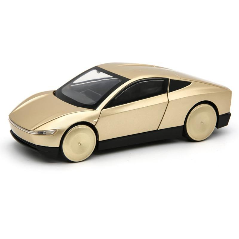 新款1:32特斯ROBOTAXI合金模型仿真概念车灯光玩具汽车车载装饰品