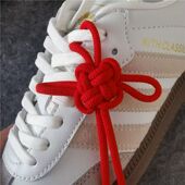 马年限定大红色中国结适配低帮空军一号平安结德训鞋 dunk鞋 子配饰