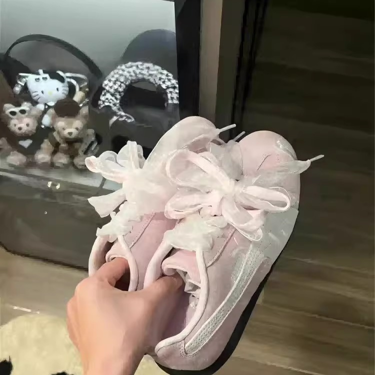 适配彪马赛车鞋丝带蕾丝鞋绳白色