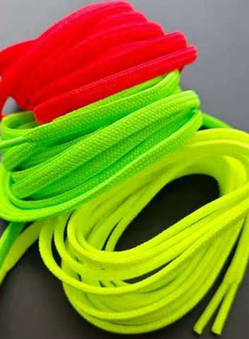 适配Kobe6protro科比6反转青蜂侠鞋带低帮篮球鞋带原装红色荧光绿