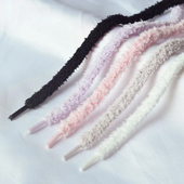 带秋冬适配马丁靴小白鞋 帆布鞋 af1空军一号男女款 毛绒鞋 鞋 带绳圆