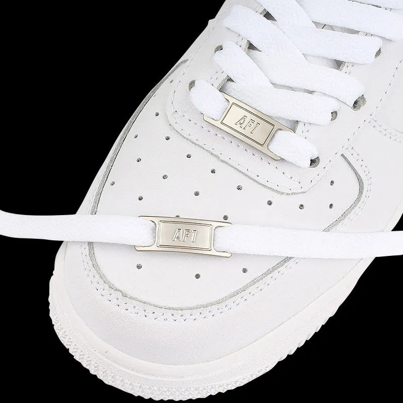 空军一号AJ1金属牌鞋带扣AF1黑白