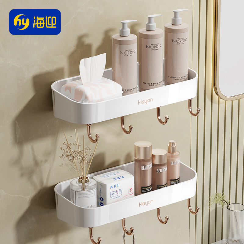 免打孔花洒置物架卫生间浴室收纳