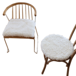 小沙纯羊毛皮毛一体澳洲卷毛坐垫