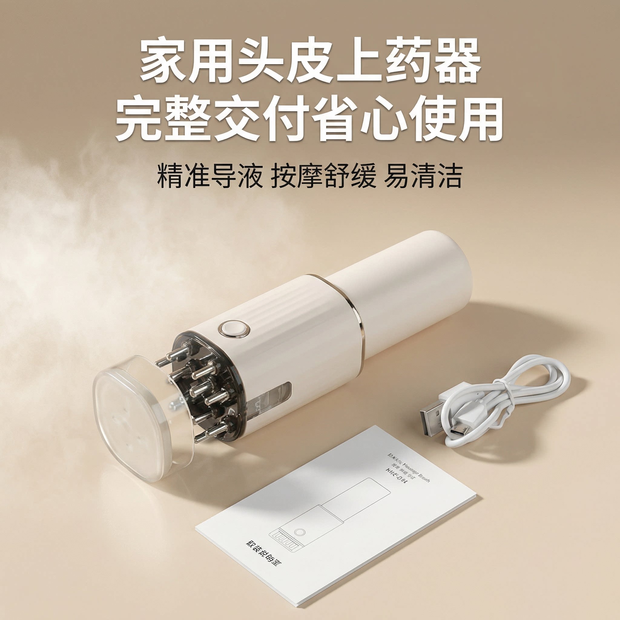 米诺红光EMS微电流头皮上药器