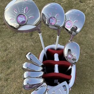 初中级碳素杆 高尔夫女士套杆全套 Hello kitty凯蒂猫高尔夫球杆