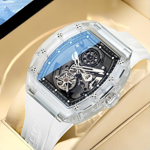 德国布加迪陀飞轮全自动机械表男