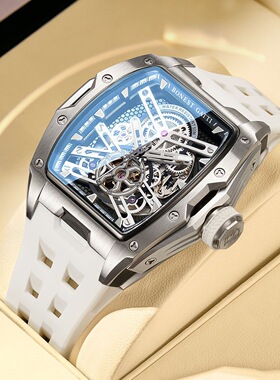 德国新款布加迪手表全自动机械表名表送礼防水时尚镂空男士腕表