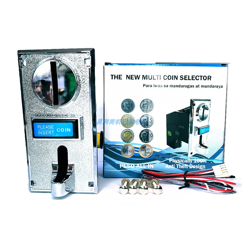 多币值投币器Multi coin acceptor支持多国货币拳皇游戏娃娃机