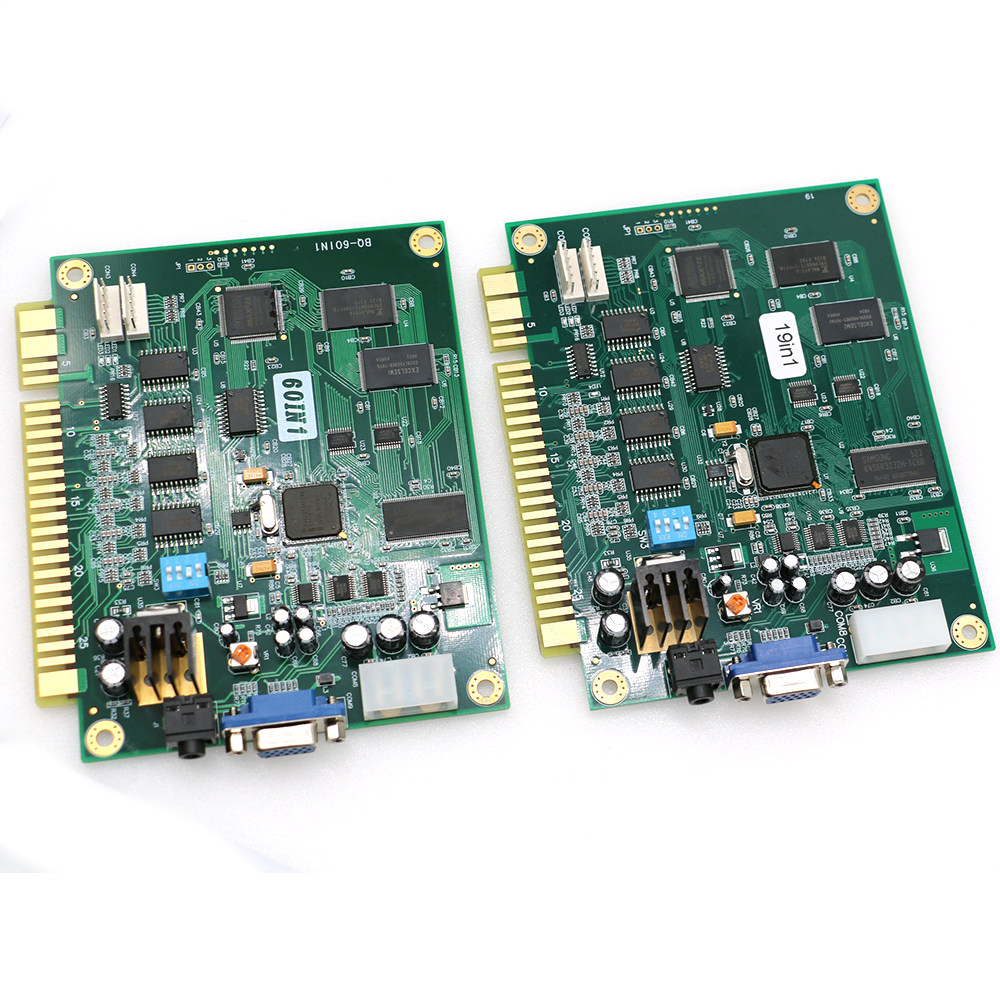 60合1经典吃豆人19合1飞机美式街机游戏板主板外销JAMMA电路主机