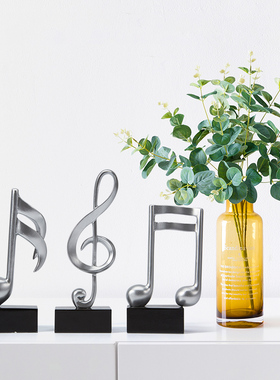 音符摆件钢琴房礼品优艺诗音乐