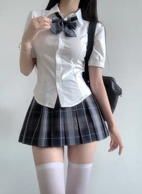 【刺篇】鸢 jk制服原创格裙日系辣妹校供36CM短裙39cm半身百褶裙