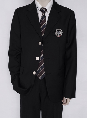 【刺篇】jk/dk原创制服正统西服基础三粒扣西装男女外套秋冬款