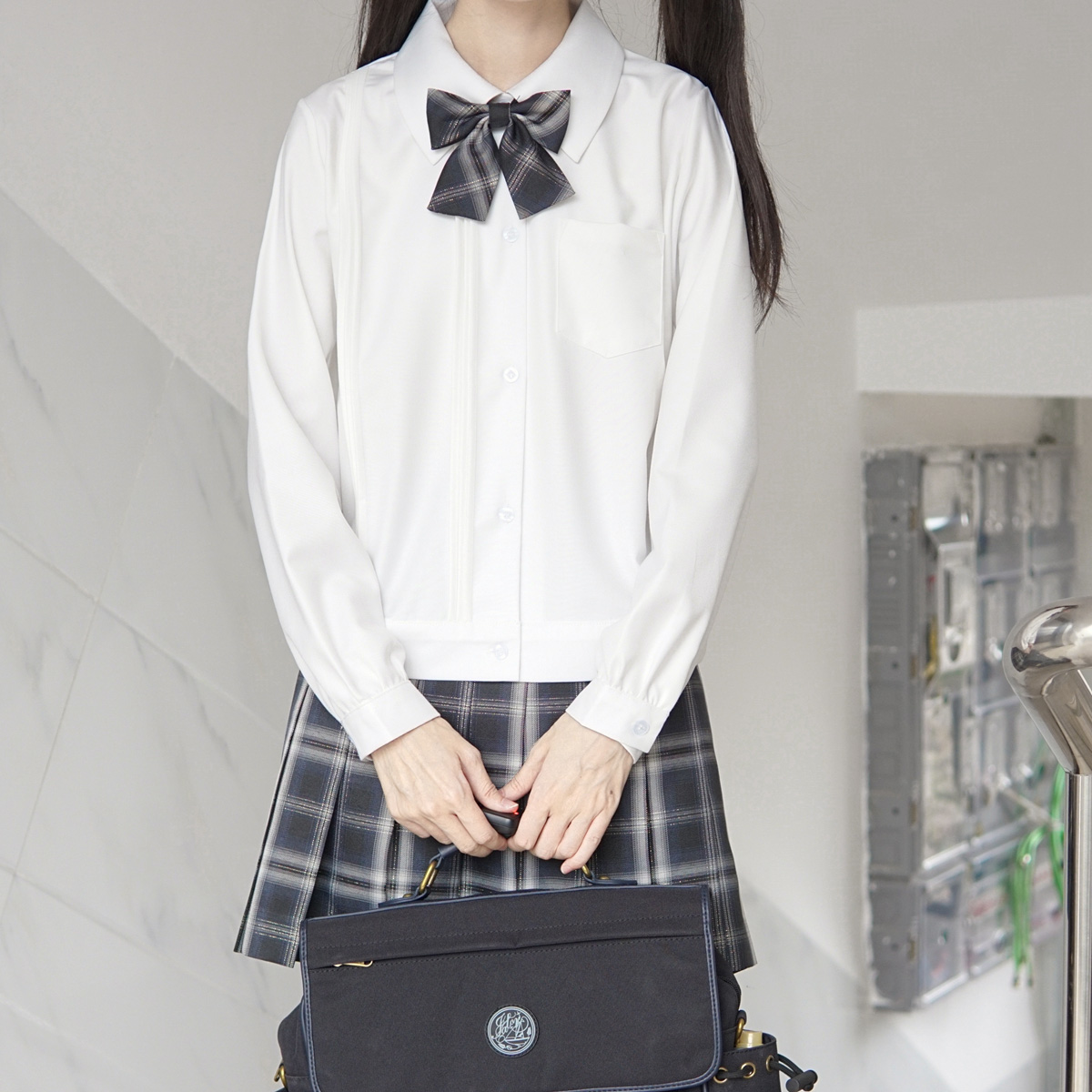 刺篇原创梨白高校jk制服长袖衬衫