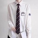 衬衫 长袖 破星DK制服原创正版 学院风黑白色上衣毕业班服男 刺篇