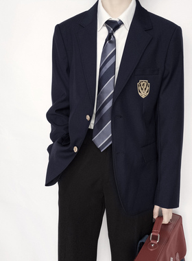 【刺篇原创】日系dk制服男西服外套衬衫裤子领带全套套装秋冬