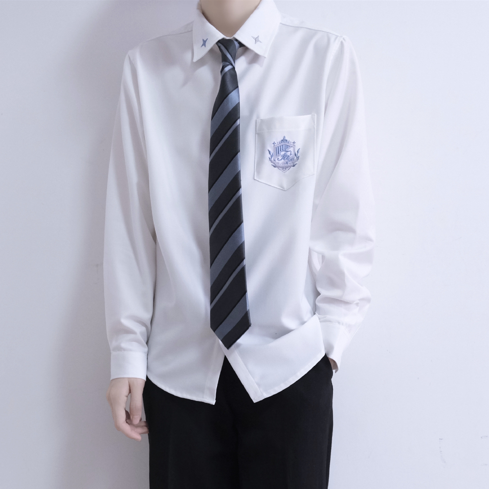 刺篇DK制服日系学院风长袖衬衫男