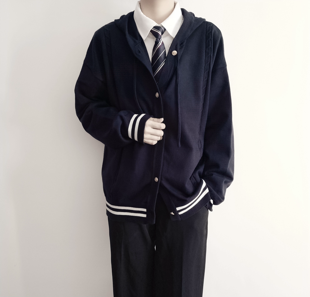 dk学院休闲毛衣外套针织开衫上衣