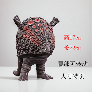 大号软胶怪兽 特贡 塔贡 石油怪兽 关节可动 强化版 儿童手办模型