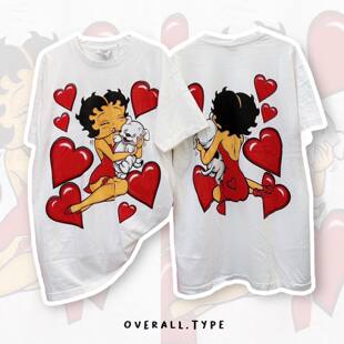 温柔风短袖 海蒂小姐纯棉好穿不透法式 T恤 可爱无上限 赫赫大满贯