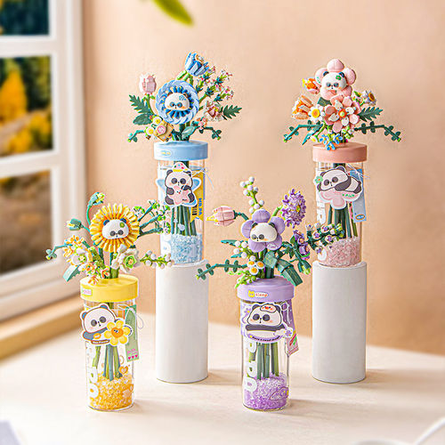 俐智Loz积木香薰花耙老