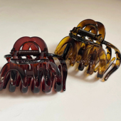 超大号鲨鱼夹仿醋酸绝美发夹女 法式 高定版 大发量多抓夹Cal