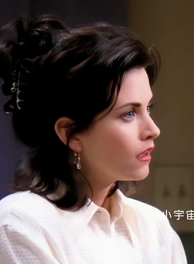 丹麦ile.stdi莫妮卡抓夹老友记同款发夹半扎发鲨鱼夹中小号后脑夹