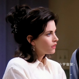 丹麦ile.stdi莫妮卡抓夹老友记同款发夹半扎发鲨鱼夹中小号后脑夹