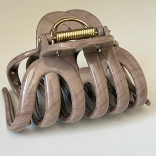 日落沙漠～发量多的拍！高端超大号抓夹仿醋酸发抓后脑发夹鲨鱼夹