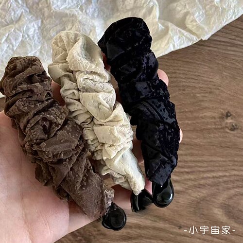 香蕉卷卷～香蕉夹竖夹法式复古小众发夹发卡简约盘发头饰高马尾夹