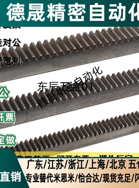 齿条 带沉头或螺纹孔0.5模 1模RGEAL LRGEA RGEASL RGEAS1.0N-100